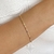 Pulseira Riviera Mini Zircônias Coloridas Banhado em Ouro 18k