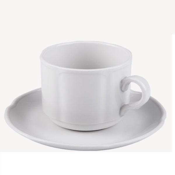 12 piezas taza de café con leche de porcelana 0,35 l Italiano con plato  comprar barato en línea!