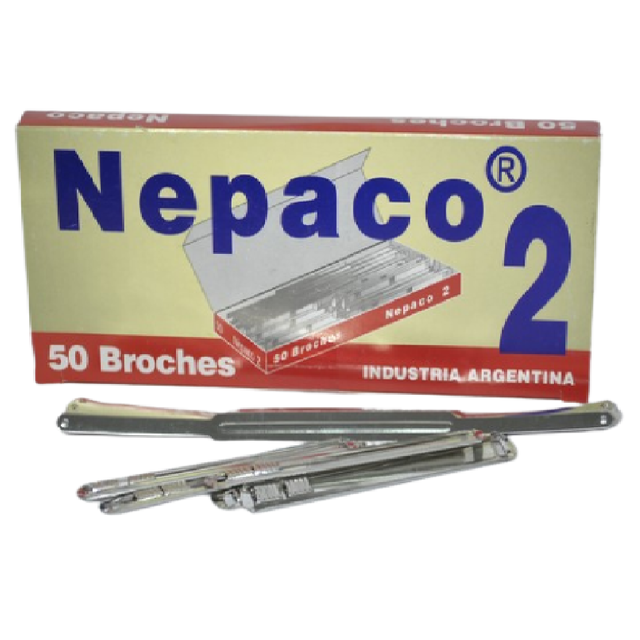 BROCHES NEPACOS 2 METAL X50 - Comprar en Libreria STAAC