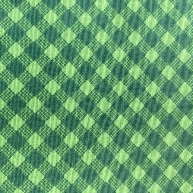 Tricoline Xadrez - Verde Escuro - 0,50m X 1,50m