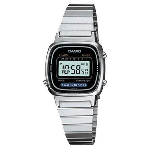 Reloj Hombre/Mujer CASIO Plateado Vintage A158WA Digital