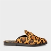 MULE FLAT REBITES PELO ANIMAL PRINT LEOPARD CARRANO 214029