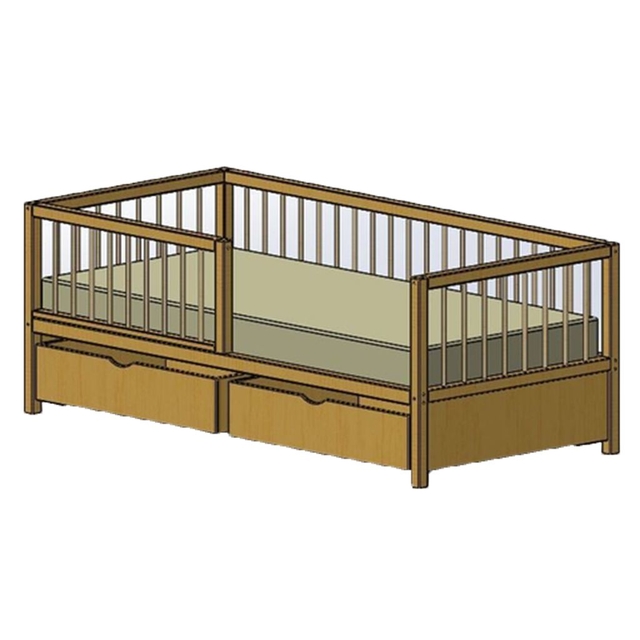 Cama Infantil Baixa Palito Solteiro