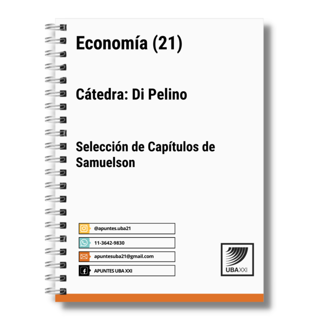 Economía (21) Cat: Di Pelino - Capítulos Samuelson (Anillado)