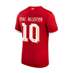 Camiseta Liverpool FC Titular Nike 2023/24 #10 Mac Allister - Adulto en internet
