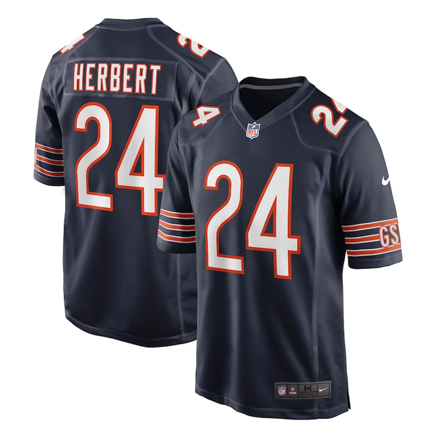 Camiseta Futbol Americano NFL Chicago Bears Nike #24 Herbert - Adulto