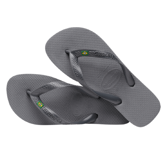 Ojotas Havaianas Modelo Brasil Gris