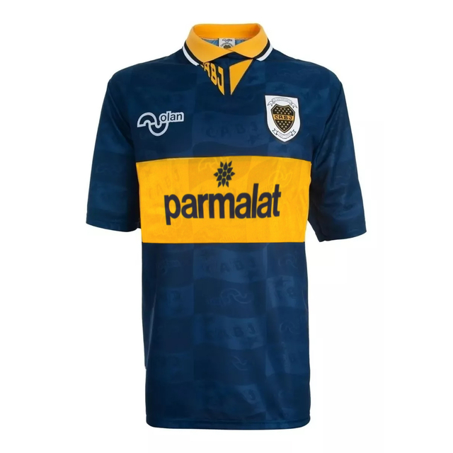 Camiseta Boca Juniors Titular Olan Parmalat 1995 Adulto