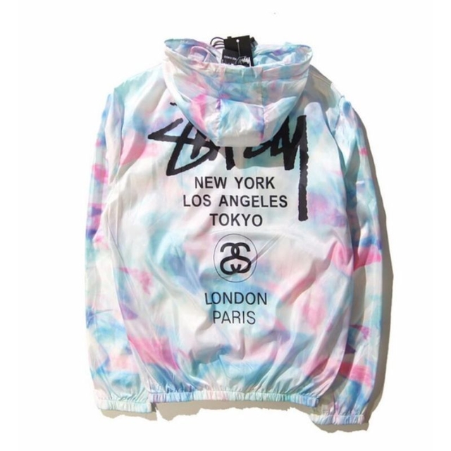 Jaqueta stussy colorful windbreaker 2025