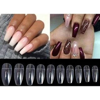 unhas em gel preta bailarina