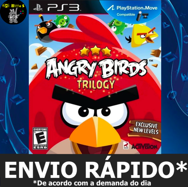 Angry Birds Trilogy Ps3 #1 (Com Detalhe) (Jogo Mídia Física