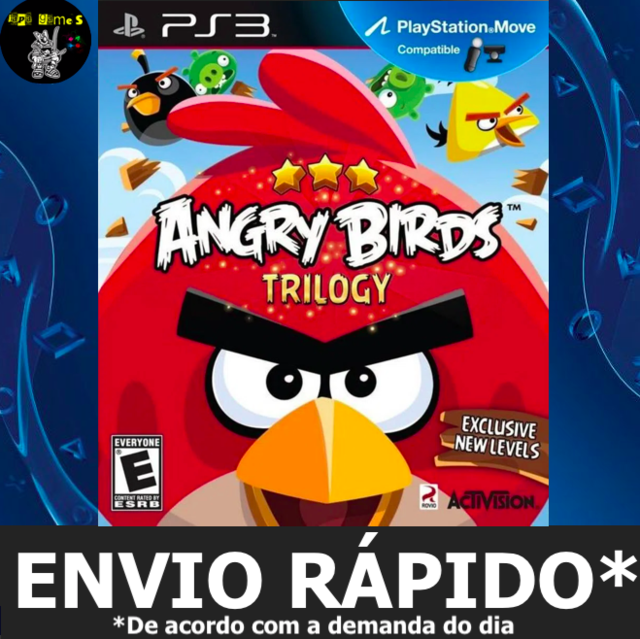 Angry Birds Trilogy (Usado) - PS3 - Shock Games