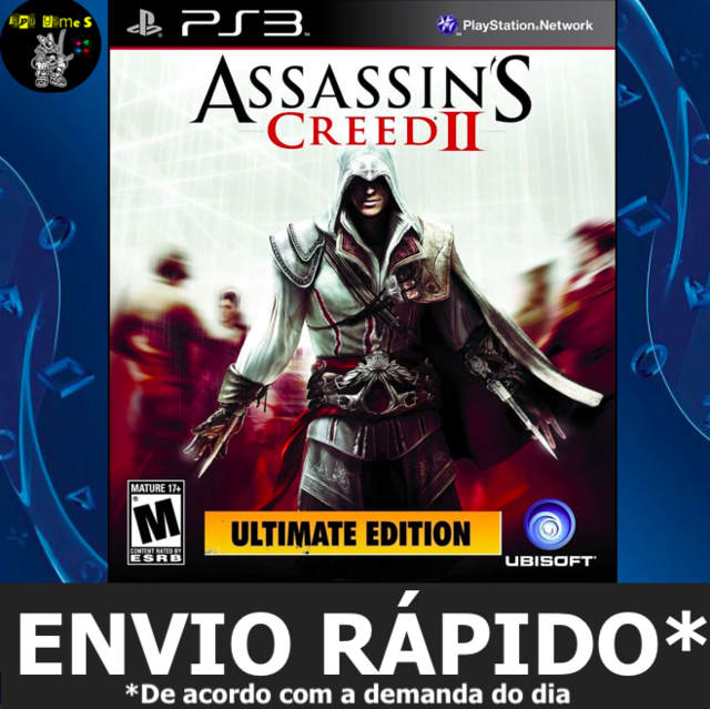 assassins creed 1+dino crisis 2 para ps3 em mídia digital