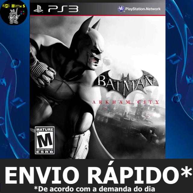 JOGO PARA PLAYSTATION 3 PS3 BATMAN ARKHAM CITY EDIÇÃO JOGO DO ANO ORIGINAL  PERFEITO ESTADO - Videogames - Botafogo, Rio de Janeiro 1222131596