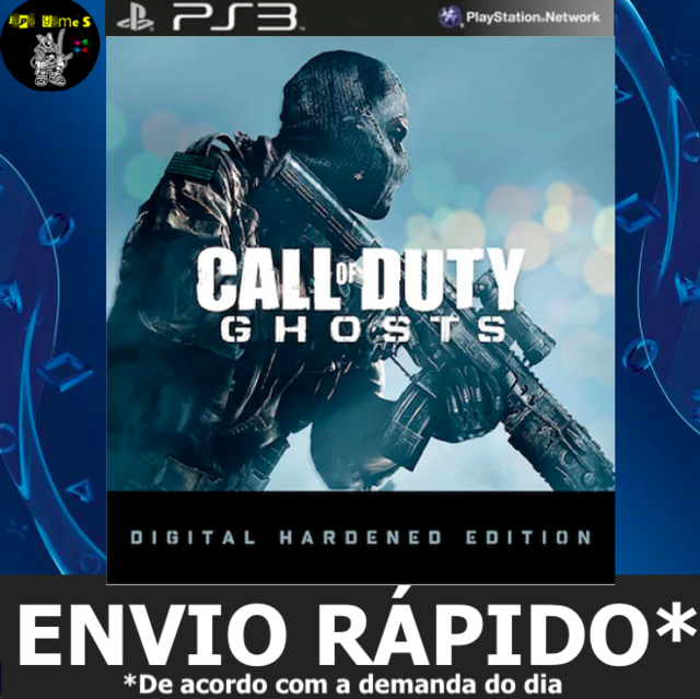 Call of Duty Ghosts Dublado Midia Digital Ps3 - WR Games Os melhores jogos  estão aqui!!!!