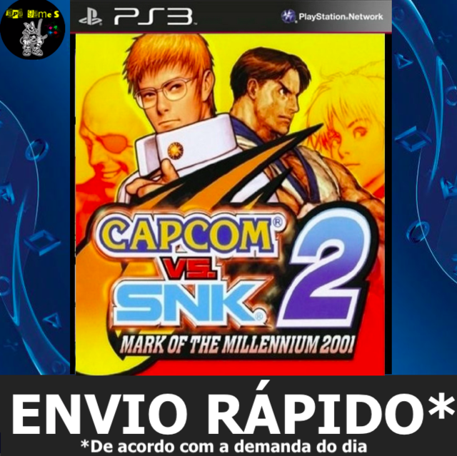 Clássico de luta Capcom vs. SNK 2 será relançado no PlayStation 3