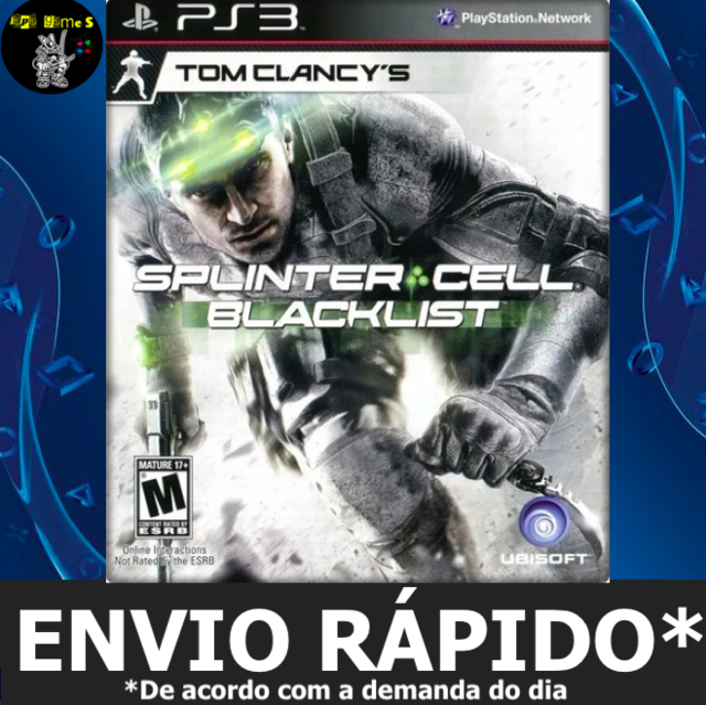 Tom Clancys Splinter Cell Blacklist Jogos Ps3 PSN Digital