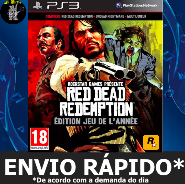 Combo Red Dead Redemption Undead Nightmare RE Code Veronica - Donattelo  Games - Gift Card PSN, Jogo de PS3, PS4 e PS5