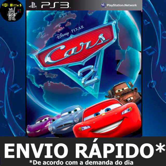 Cars 2 - Carros 2 Jogos Ps3 PSN Digital Playstation 3