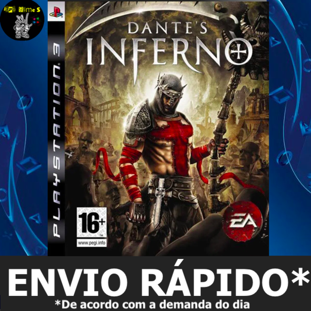 Dante's Inferno PS3 PSN Mídia Digital