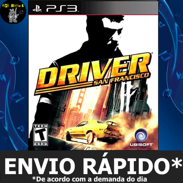 DRIVER SAN FRANCISCO Jogos Ps3 PSN Digital Playstation 3