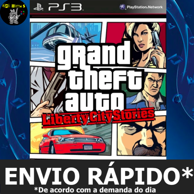 Grand Theft Auto Liberty City Stories Jogos Ps3 PSN Digital Playstation 3