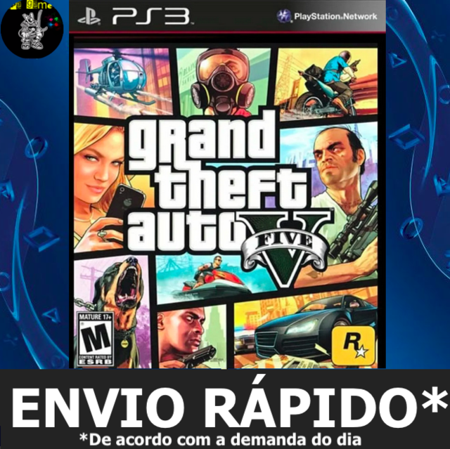 JOGO PLAYSTATION 3 - GRAND THEFT AUTO V (GTA V) (1)