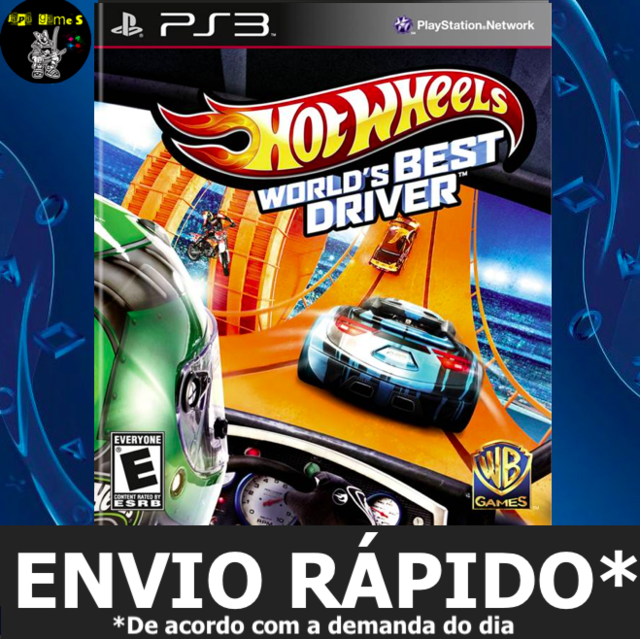 Hot Wheels World's Best Driver Jogos Ps3 PSN Digital Playstation 3