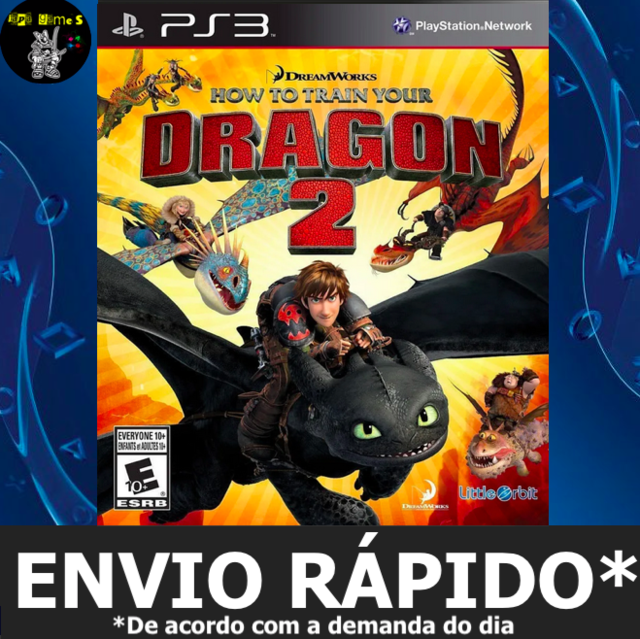 How To Train Your Dragon 2 Como Trainar o Seu Dragão 2 Jogos Ps3 PSN  Digital Playstation 3