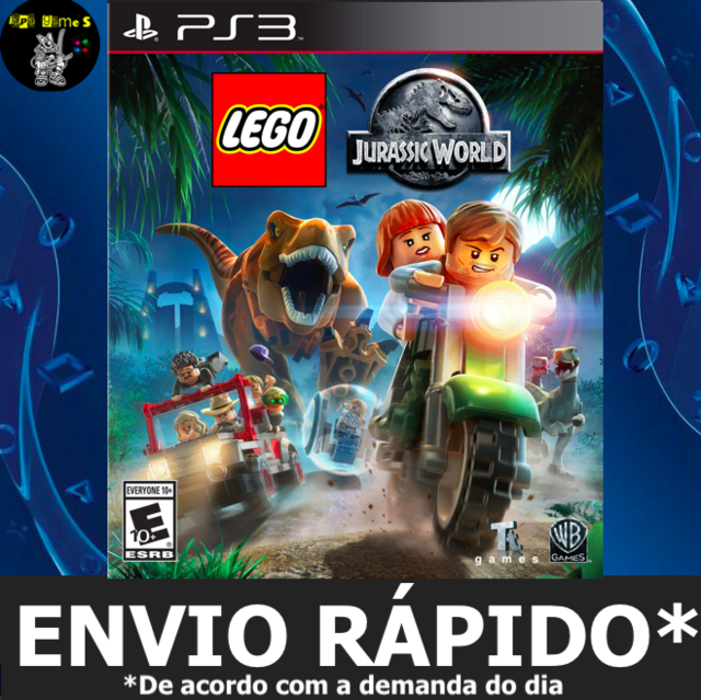 Lego Jurassic World Jogos Ps3 PSN Digital Playstation 3