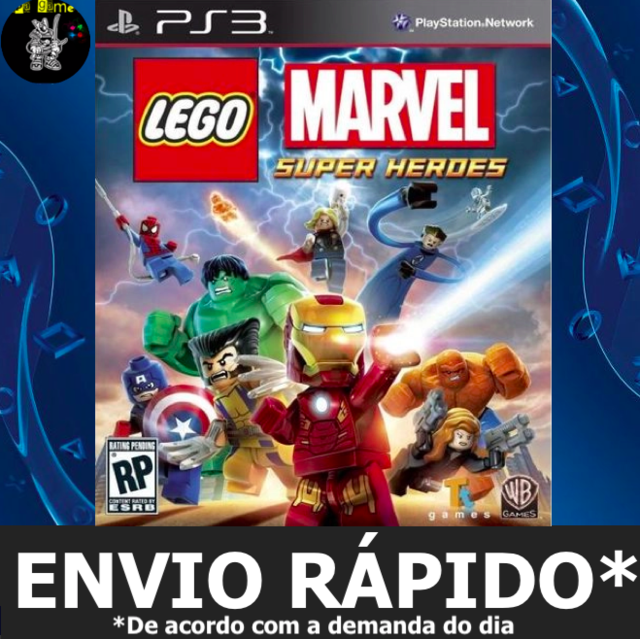 Lego Marvel Super Heroes Ps3 #3 (Sem Manual) (Com Detalhe) (Jogo