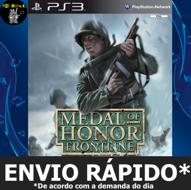 Medal Of Honor Frontline Classico Ps2 Jogos Ps3 PSN Digital