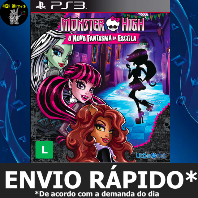 jogo monster high o novo fantasma da escola xbox 360