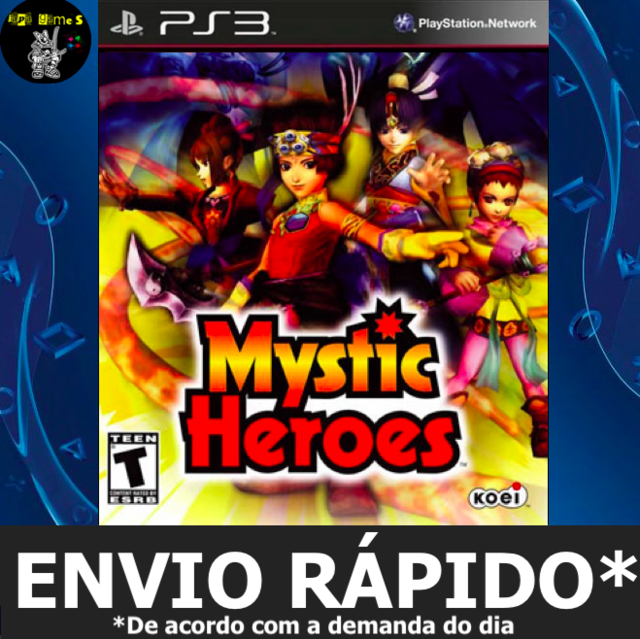 Mystic Heroes Classico Ps2 Jogos Ps3 PSN Digital Playstation 3