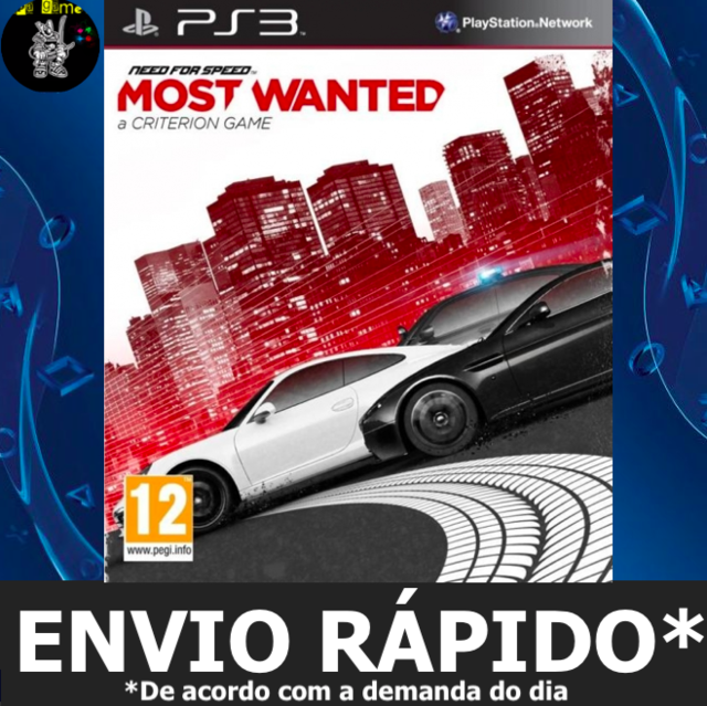 Need For Speed Most Wanted Jogos Ps3 PSN Digital Playstation 3