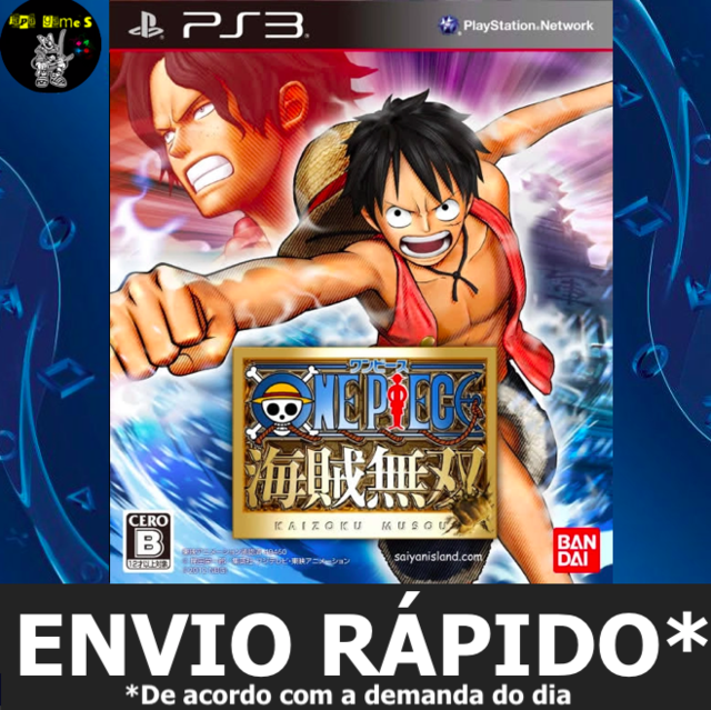 Coleção One Piece Pirate Warriors PS3 - Donattelo Games - Gift Card PSN,  Jogo de PS3, PS4 e PS5