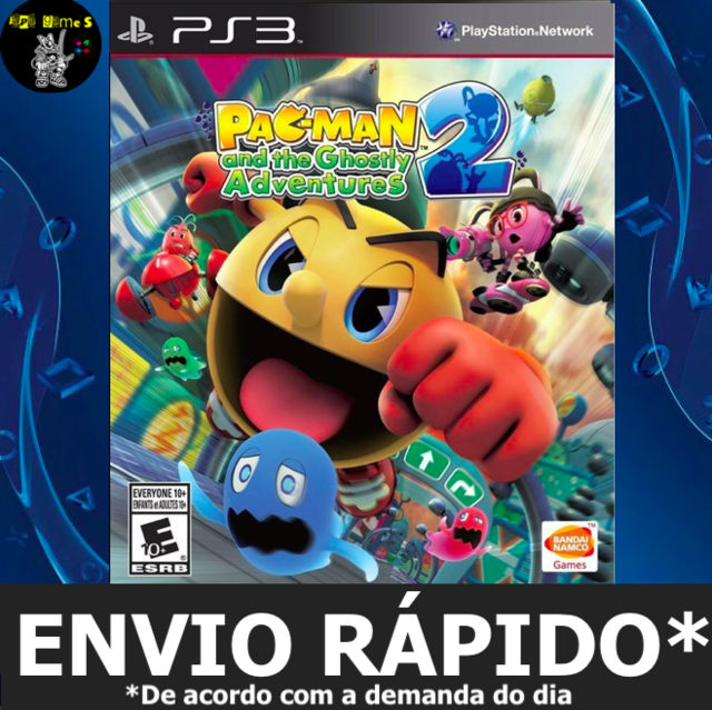 PAC-MAN e as Aventuras Fantasmagóricas 2 Jogos Ps3 PSN Digital Playstation 3