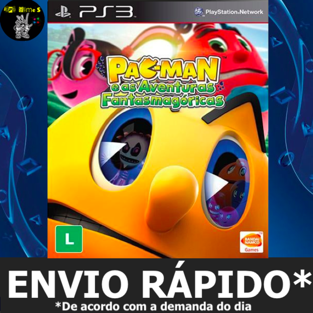 PAC-MAN e as Aventuras Fantasmagóricas 2 Jogos Ps3 PSN Digital Playstation 3
