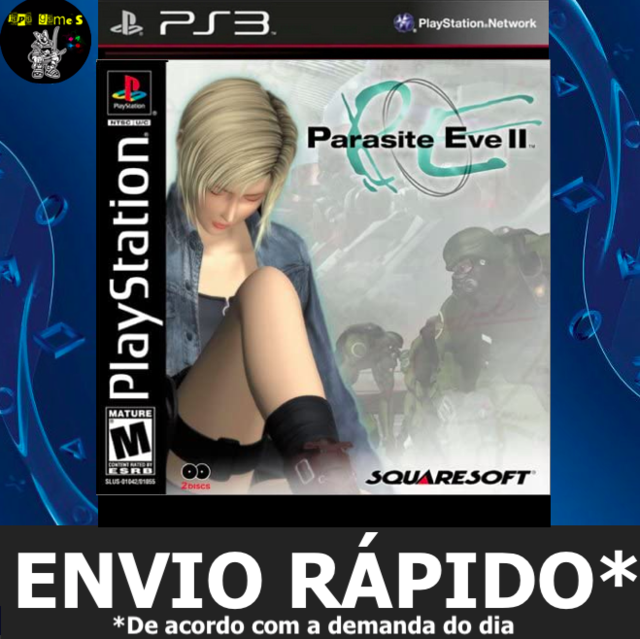 Parasite Eve II (Clássico Ps1) Mídia Digital Ps3 - kalangoboygames
