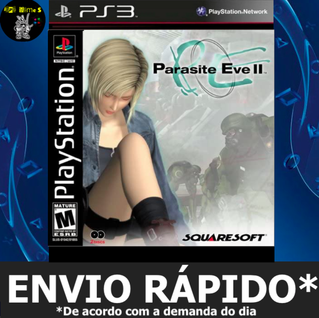 Parasite Eve Classico Ps1 Jogos Ps3 PSN Digital Playstation 3