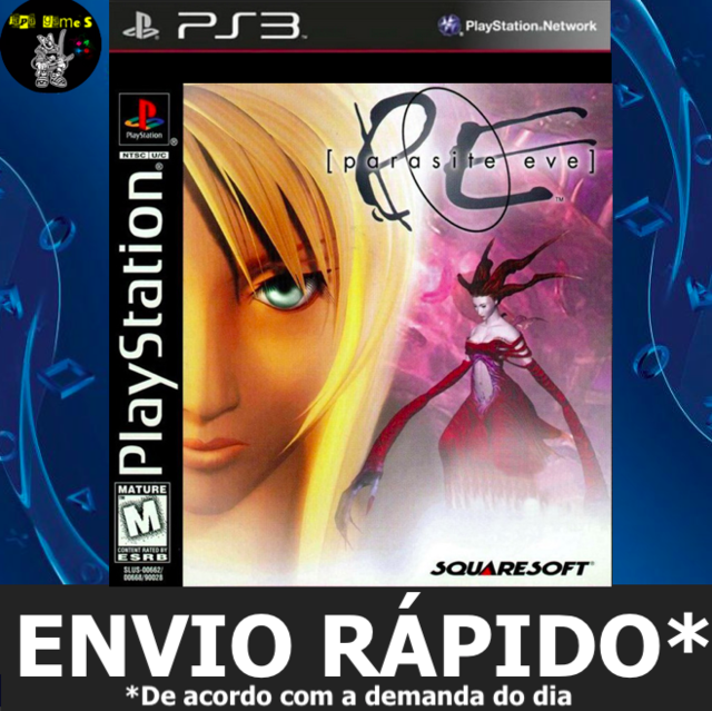 Parasite Eve Classico Ps1 Jogos Ps3 PSN Digital Playstation 3