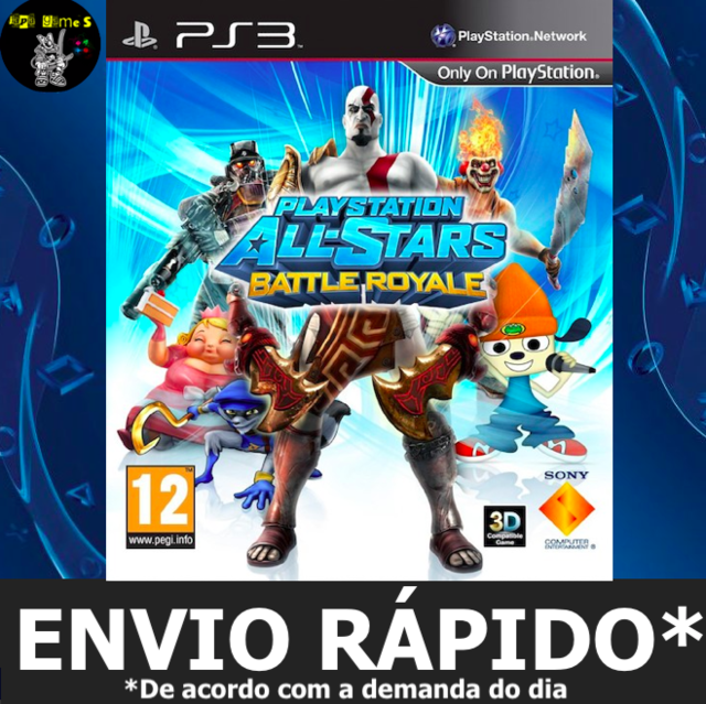 PlayStation All-Stars Battle Royale PS3 - Fenix GZ - 16 anos no mercado!