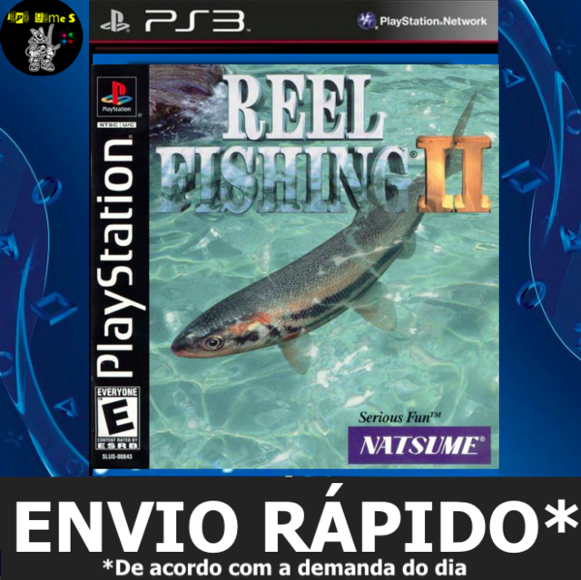 Reel Fishing II Classico Ps1 Jogos Ps3 PSN Digital Playstation 3