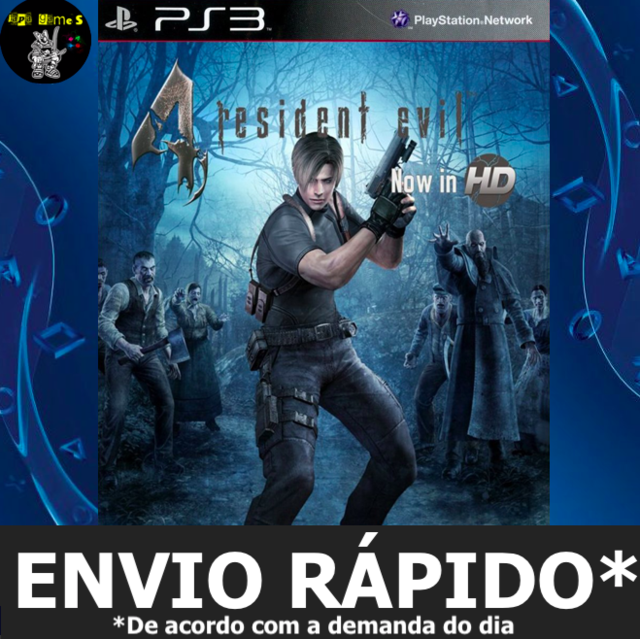 RESIDENT EVIL 4 Jogos Ps3 PSN Digital Playstation 3