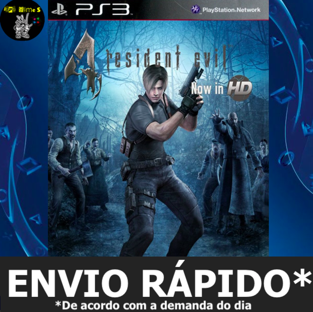 Resident Evil 4 HD (Clássico PS2) Midia Digital Ps3 - WR Games Os