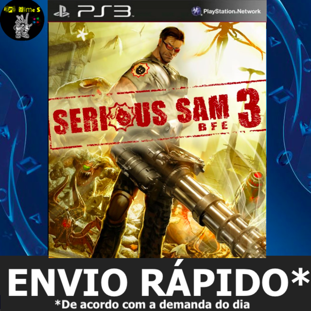 Serious Sam 3 Bfe Jogos Ps3 PSN Digital Playstation 3