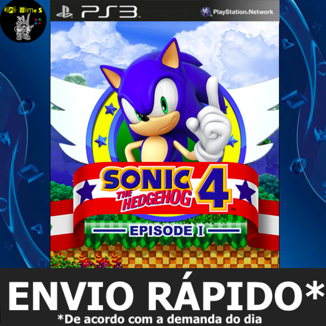 Sonic The Hedgehog 4 Episode 1 Playstation 3 Mídia Digital - Frigga Games