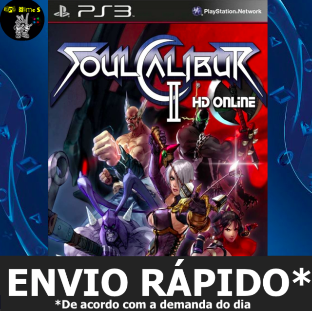 SOULCALIBUR II HD ONLINE Jogos Ps3 PSN Digital Playstation 3