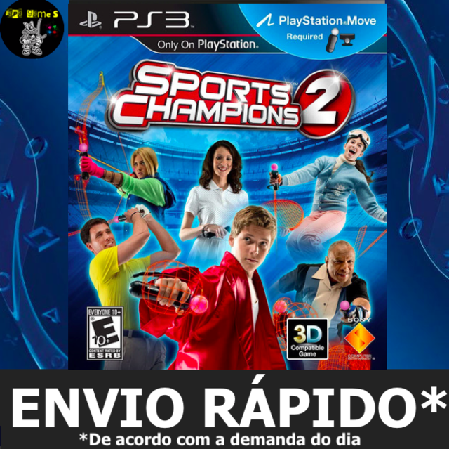 Jogo Sports Champions - Ps3 - Mídia Física - USADO - RHALSTORE - Jogos,  Eletrônicos e Informática