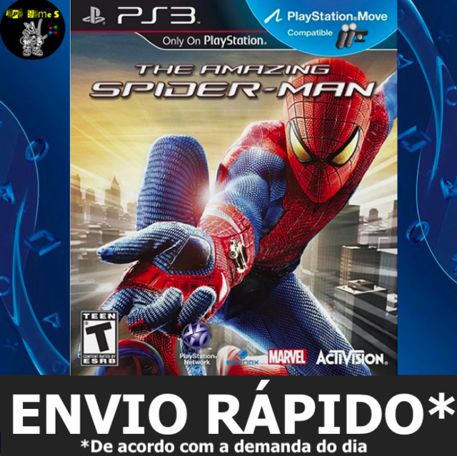 THE AMAZING SPIDER MAN Homem Aranha 1 Jogos Ps3 PSN Digital